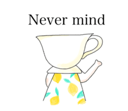 TEA TALK -English sticker #13008055