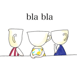 TEA TALK -English sticker #13008090