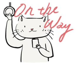 busy cat and her friends sticker #13010047