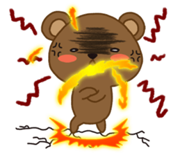 Yawakuma Bear sticker #13010153