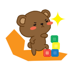 Yawakuma Bear sticker #13010158