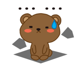 Yawakuma Bear sticker #13010162