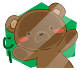 Yawakuma Bear sticker #13010176