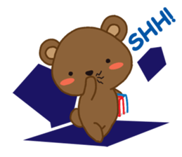 Yawakuma Bear sticker #13010177