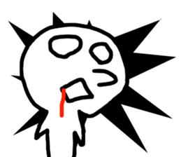 coco namco & white man sticker #13010334