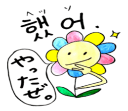 Korean-Japanese sunflower "tommy"~cheer sticker #13010400