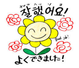 Korean-Japanese sunflower "tommy"~cheer sticker #13010401