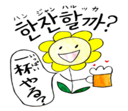 Korean-Japanese sunflower "tommy"~cheer sticker #13010420