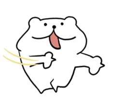 White cat Nyantaro 2 sticker #13010713