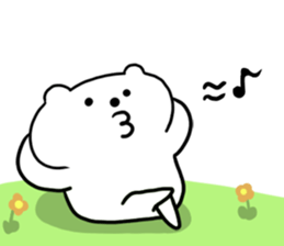 White cat Nyantaro 2 sticker #13010729