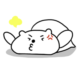 White cat Nyantaro 2 sticker #13010732