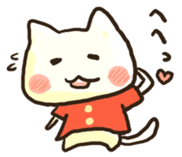 Speaking cat (A line and HA line) sticker #13011070