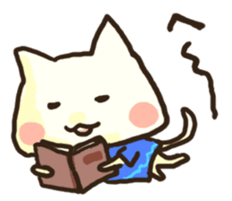 Speaking cat (A line and HA line) sticker #13011072