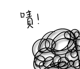 A bunch of hair VOR.2 sticker #13011205