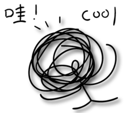 A bunch of hair VOR.2 sticker #13011236