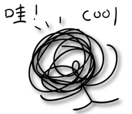 A bunch of hair VOR.2 sticker #13011236