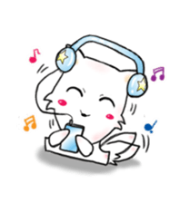 White Shuai Shuai(Momo) sticker #13012147