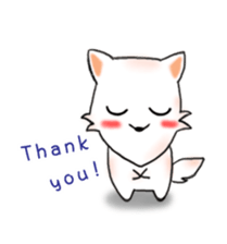 White Shuai Shuai(Momo) sticker #13012156