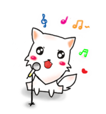 White Shuai Shuai(Momo) sticker #13012159