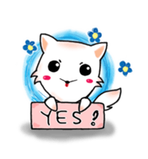 White Shuai Shuai(Momo) sticker #13012160