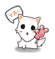 White Shuai Shuai(Momo) sticker #13012166