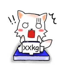 White Shuai Shuai(Momo) sticker #13012167