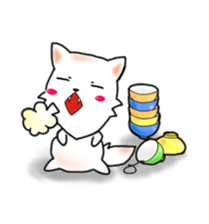 White Shuai Shuai(Momo) sticker #13012168