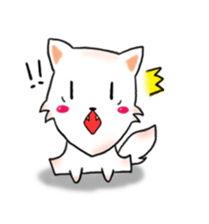 White Shuai Shuai(Momo) sticker #13012175