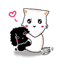 White Shuai Shuai(Momo) sticker #13012181