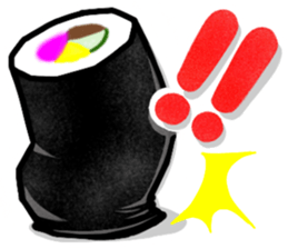 A fat roll sushi sticker sticker #13012422