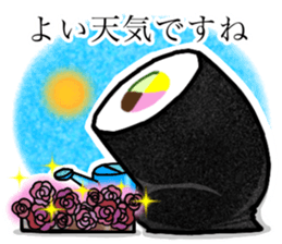 A fat roll sushi sticker sticker #13012431
