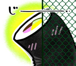 A fat roll sushi sticker sticker #13012436