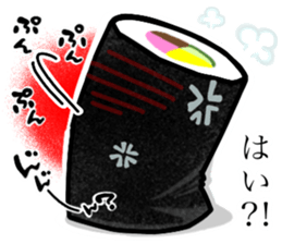 A fat roll sushi sticker sticker #13012439