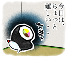 A fat roll sushi sticker sticker #13012442