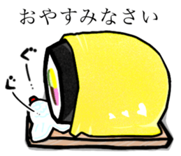 A fat roll sushi sticker sticker #13012459