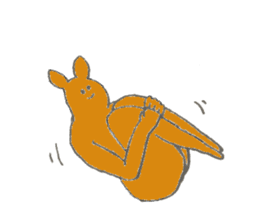 Kangaroo's name is Masuda sticker #13013278