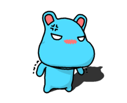 Lovely Hippopotamus (Animation) sticker #13013568