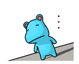 Lovely Hippopotamus (Animation) sticker #13013574