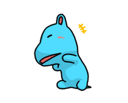 Lovely Hippopotamus (Animation) sticker #13013577