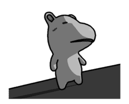 Lovely Hippopotamus (Animation) sticker #13013578