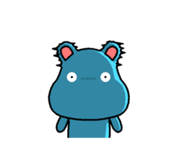 Lovely Hippopotamus (Animation) sticker #13013579