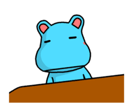Lovely Hippopotamus (Animation) sticker #13013587
