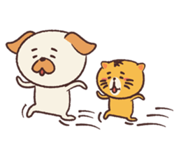 Dee D' Dog and Cee D' Cat sticker #13013591