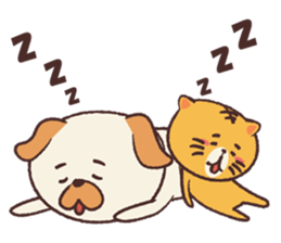 Dee D' Dog and Cee D' Cat sticker #13013593