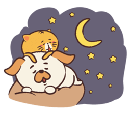 Dee D' Dog and Cee D' Cat sticker #13013604