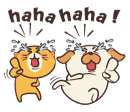 Dee D' Dog and Cee D' Cat sticker #13013616