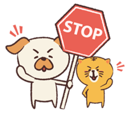 Dee D' Dog and Cee D' Cat sticker #13013617