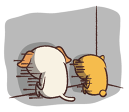 Dee D' Dog and Cee D' Cat sticker #13013628