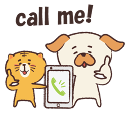 Dee D' Dog and Cee D' Cat sticker #13013629