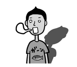 Mackerel and I sticker #13014157